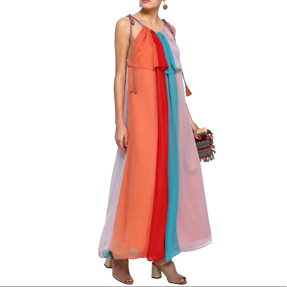 Antik Batik Dresses & Skirts - ANTIK BATIK Anais color-block crepon maxi dress